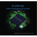 RS232/PL2303 Adaptador Chipset serial DP9 al Cable del controlador USB